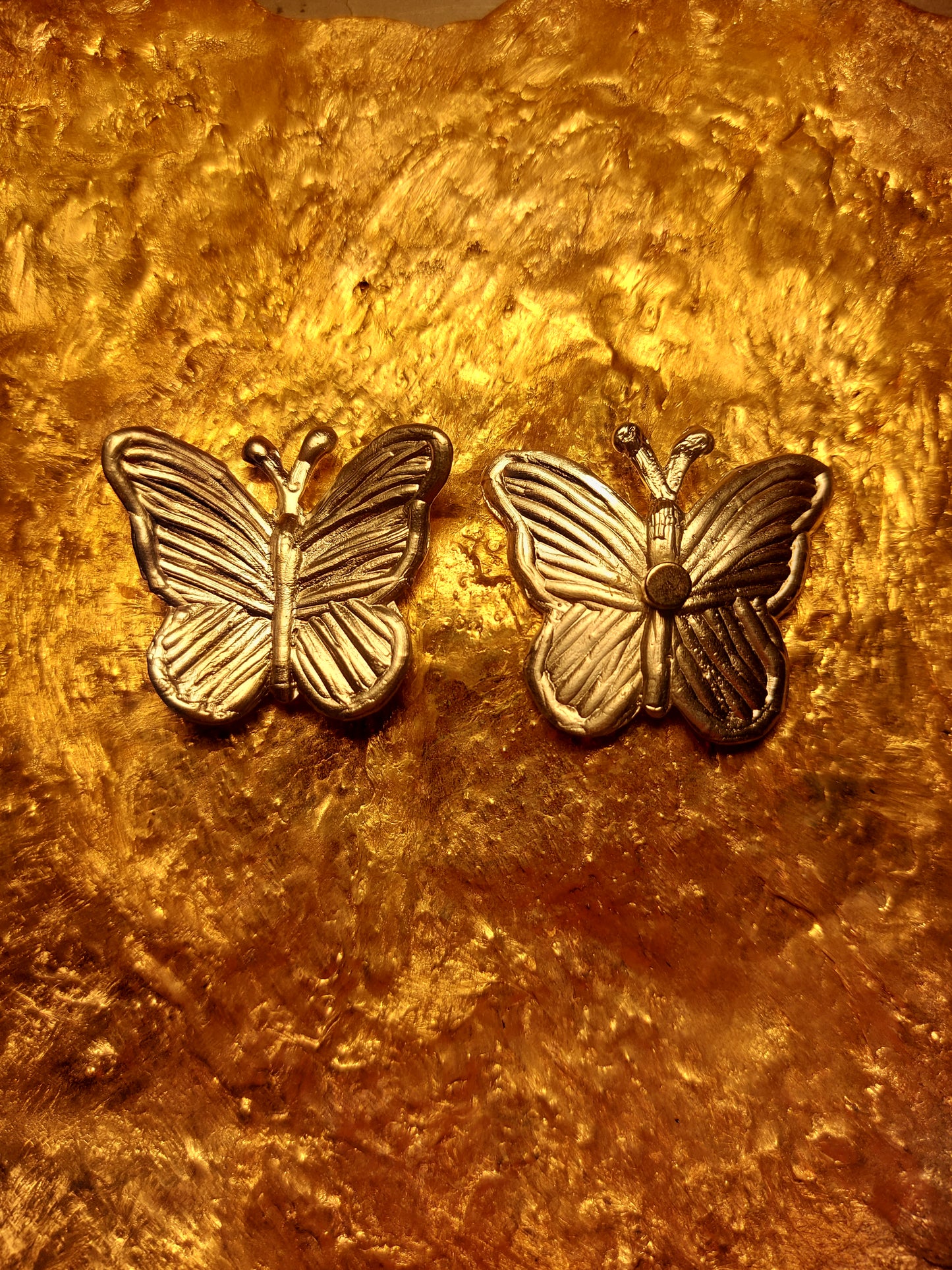 Gegossener Schmetterling Zitronenfalter